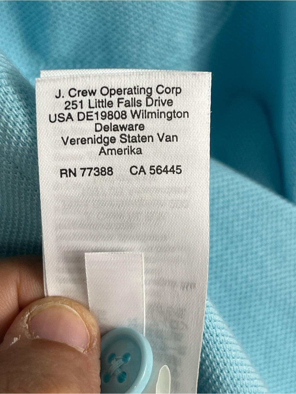 Vintage J Crew Y2K Oarsman Mens Large Shirt Light Blue Short Sleeve Button Down - Picture 9 of 11